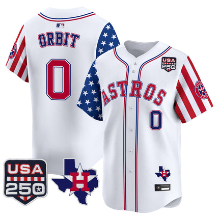 Men's Houston Astros "America 250 Edition" Vapor Premier Limited Jersey - All Stitched