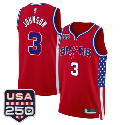 Men's San Antonio Spurs "America 250 Edition" Swingman Jersey - All Stitched