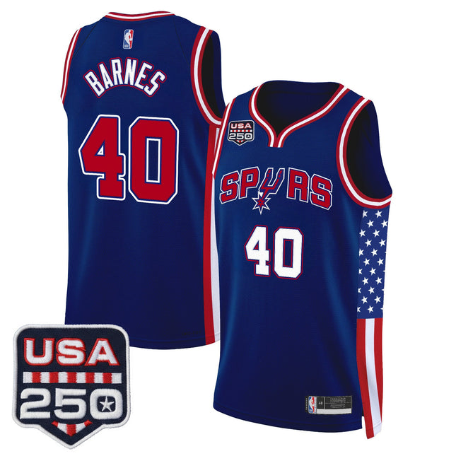 Men's San Antonio Spurs "America 250 Edition" Swingman Jersey - All Stitched