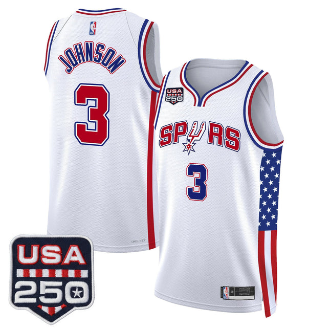 Men's San Antonio Spurs "America 250 Edition" Swingman Jersey - All Stitched