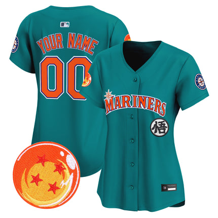 Seattle Mariners x Dragon Ball Vapor Premier Limited Custom Jersey - All Stitched