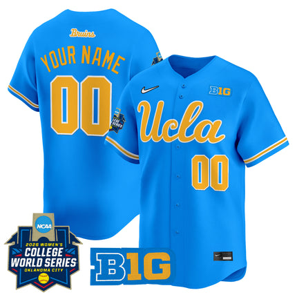UCLA Bruins Softball 2026 World Series (WCWS) Vapor Premier Limited Custom Jersey - All Stitched
