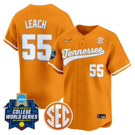 Men's Size - Tennessee Volunteers Softball 2026 World Series (WCWS) Vapor Premier Limited Jersey - All Stitched