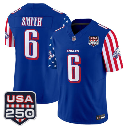 Men's Philadelphia Eagles "America 250 Edition" Vapor Limited Jersey - All Stitched