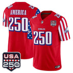 Red / #250 America / S