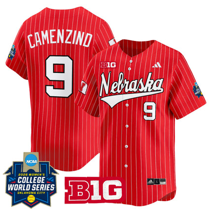 Men's Size - Nebraska Cornhuskers Softball 2026 World Series (WCWS) Vapor Premier Limited Jersey - All Stitched
