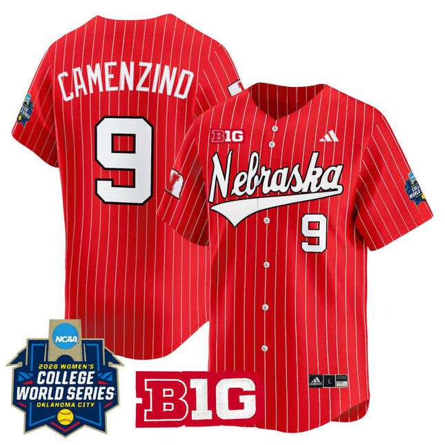 Men's Size - Nebraska Cornhuskers Softball 2026 World Series (WCWS) Vapor Premier Limited Jersey - All Stitched