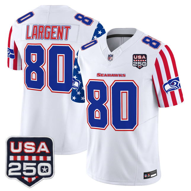 Men's Seattle Seahawks "America 250 Edition" Vapor Limited Jersey - All Stitched