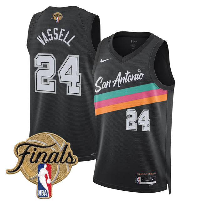 Men's San Antonio Spurs 2026 Finals Swingman Jersey - All Stitched