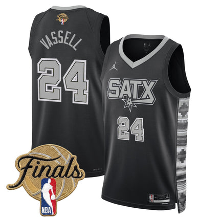 Men's San Antonio Spurs 2026 Finals Swingman Jersey - All Stitched