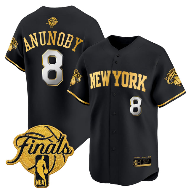 Men's New York Knicks 2026 Finals Vapor Baseball Jersey - All Stitched