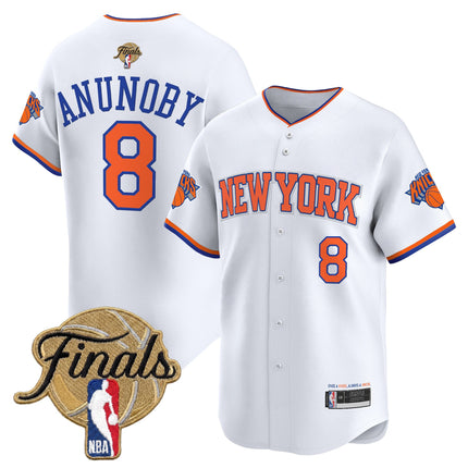 Men's New York Knicks 2026 Finals Vapor Baseball Jersey - All Stitched
