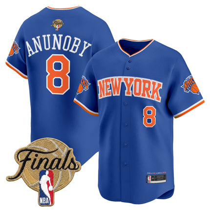 Men's New York Knicks 2026 Finals Vapor Baseball Jersey - All Stitched