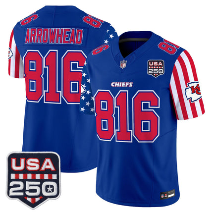 Men's Chiefs "America 250 Edition" Vapor Limited Jersey - All Stitched