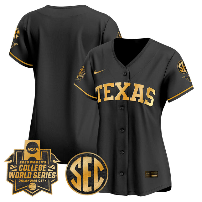 Women's Texas Longhorns Softball 2026 World Series (WCWS) Vapor Premier Limited Jersey - All Stitched