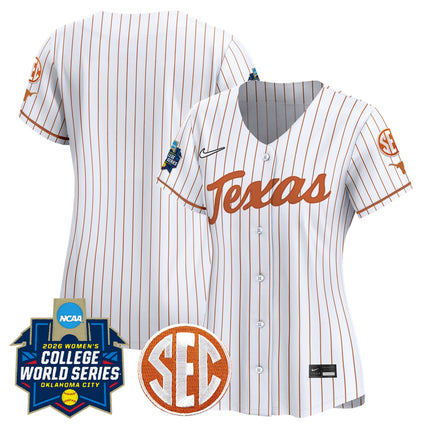 Women's Texas Longhorns Softball 2026 World Series (WCWS) Vapor Premier Limited Jersey - All Stitched