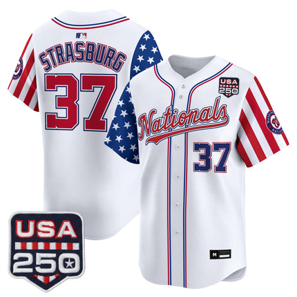 Men's Washington Nationals "America 250 Edition" Vapor Premier Limited Jersey - All Stitched