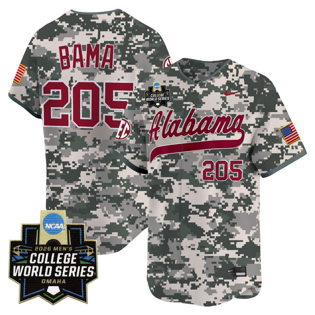 Men's Alabama Crimson Tide 2026 World Series Vapor Premier Limited Jersey - All Stitched