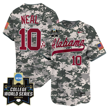 Men's Alabama Crimson Tide 2026 World Series Vapor Premier Limited Jersey - All Stitched