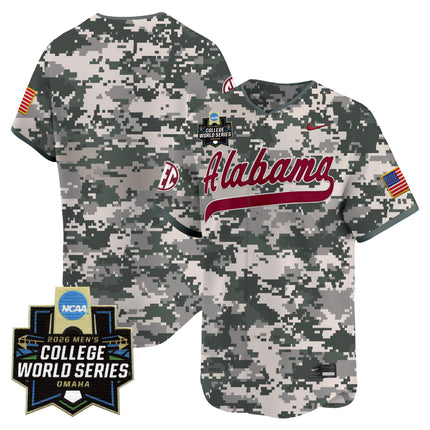 Men's Alabama Crimson Tide 2026 World Series Vapor Premier Limited Jersey - All Stitched