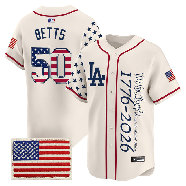 Men's Los Angeles Dodgers "America 250 Edition" Vapor Premier Limited Jersey V2 - Stitched