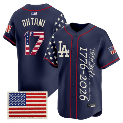 Men's Los Angeles Dodgers "America 250 Edition" Vapor Premier Limited Jersey V2 - Stitched