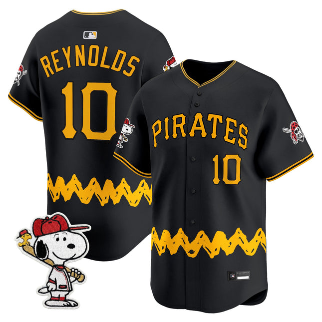 Men's Pittsburgh Pirates x Peanuts Vapor Premier Limited Jersey - Stitched