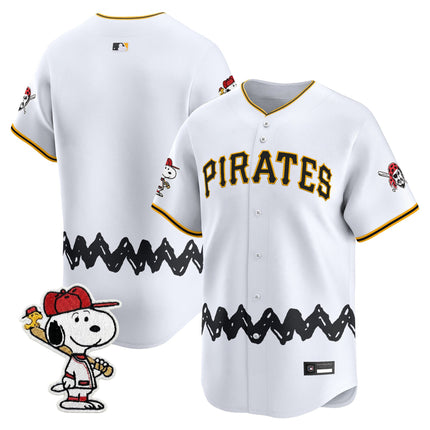 Men's Pittsburgh Pirates x Peanuts Vapor Premier Limited Jersey - Stitched