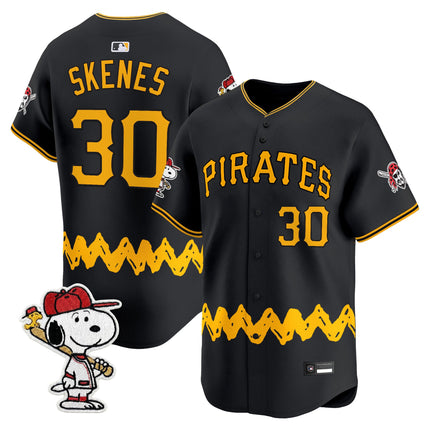 Men's Pittsburgh Pirates x Peanuts Vapor Premier Limited Jersey - Stitched