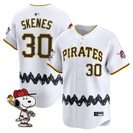 Men's Pittsburgh Pirates x Peanuts Vapor Premier Limited Jersey - Stitched