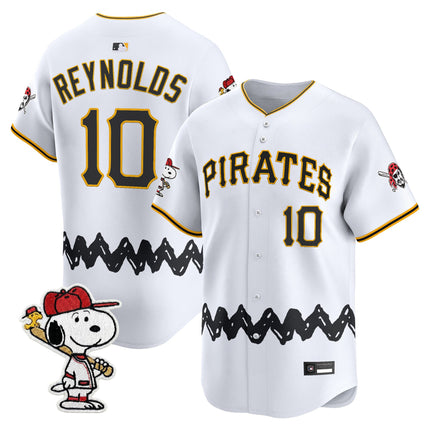 Men's Pittsburgh Pirates x Peanuts Vapor Premier Limited Jersey - Stitched