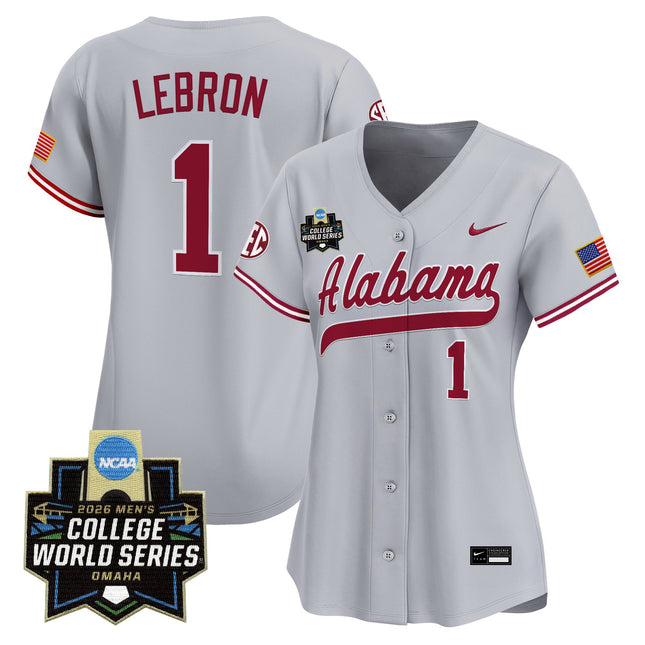 Women's Alabama Crimson Tide 2026 World Series Vapor Premier Limited Jersey - All Stitched