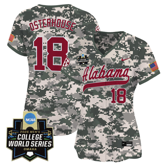 Women's Alabama Crimson Tide 2026 World Series Vapor Premier Limited Jersey - All Stitched
