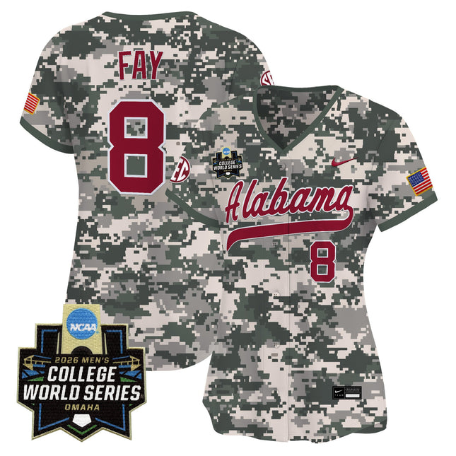 Women's Alabama Crimson Tide 2026 World Series Vapor Premier Limited Jersey - All Stitched