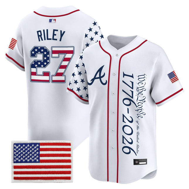 Men's Atlanta Braves "America 250 Edition" Vapor Premier Limited Jersey V2 - Stitched