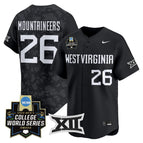 Black / #26 Mountaineers / S