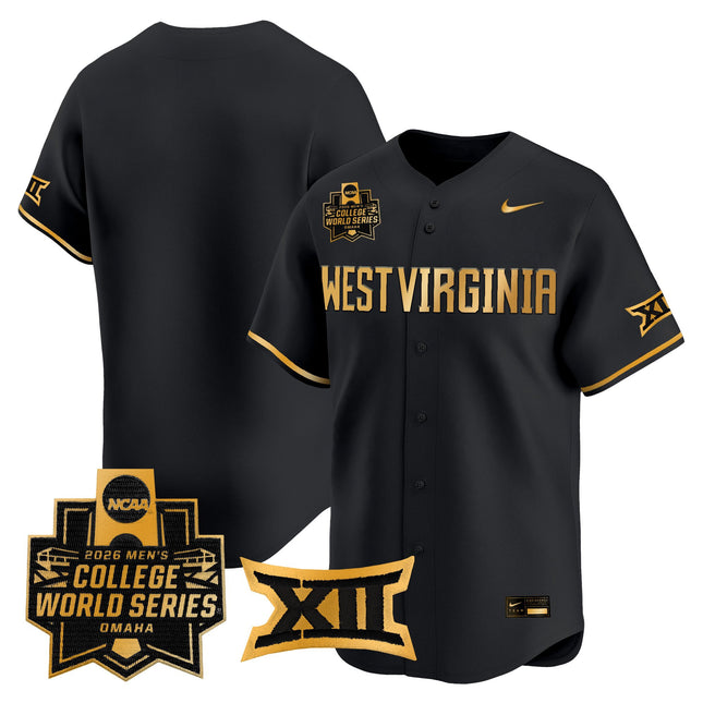Men's West Virginia Mountaineers 2026 World Series Vapor Premier Limited Jersey V2 - All Stitched