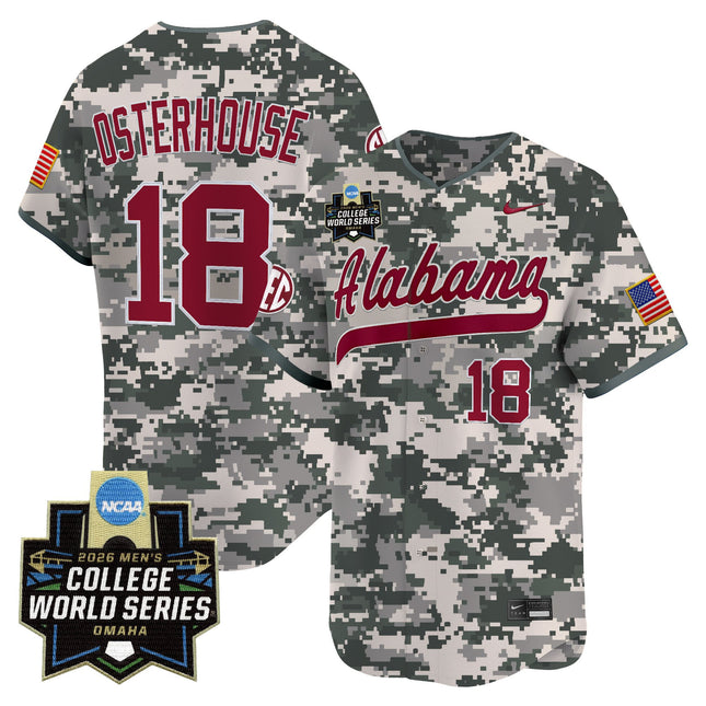 Men's Alabama Crimson Tide 2026 World Series Vapor Premier Limited Jersey V2 - All Stitched