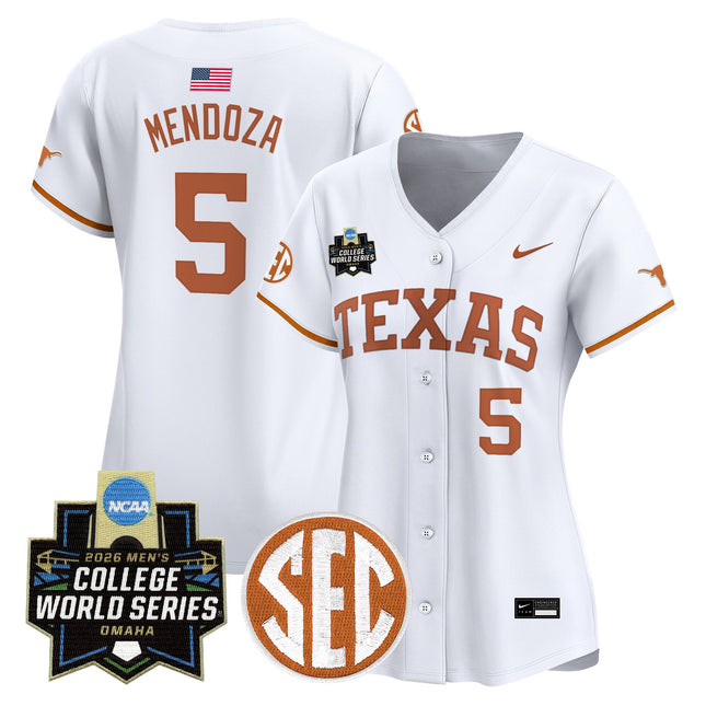 Women's Texas Longhorns 2026 World Series Vapor Premier Limited Jersey - All Stitched