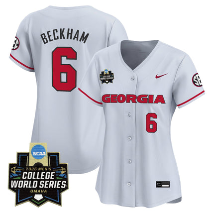 Women's Georgia Bulldogs Baseball 2026 World Series Vapor Premier Limited Jersey - All Stitched