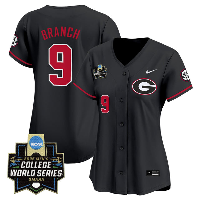 Women's Georgia Bulldogs Baseball 2026 World Series Vapor Premier Limited Jersey - All Stitched
