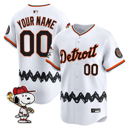 Detroit Tigers x Peanuts Vapor Premier Limited Custom Jersey - Stitched