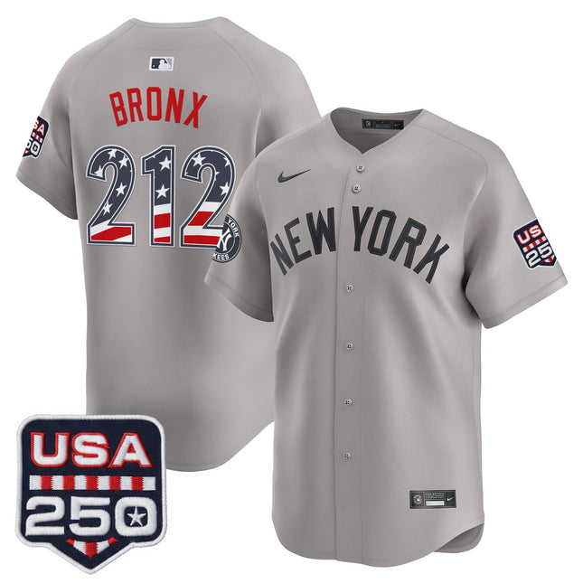 Men's New York Yankees USA 250 Fourth of July Vapor Premier Limited Jersey - All Stitched