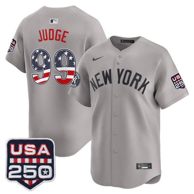 Men's New York Yankees USA 250 Fourth of July Vapor Premier Limited Jersey - All Stitched