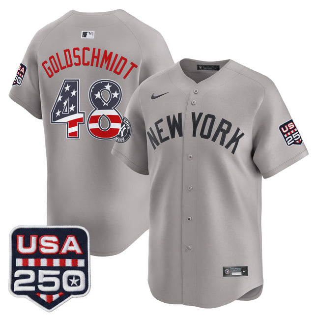 Men's New York Yankees USA 250 Fourth of July Vapor Premier Limited Jersey - All Stitched