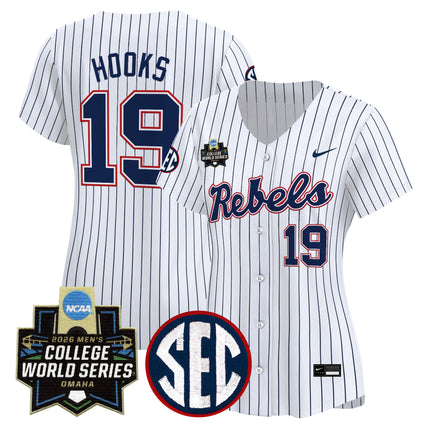 Women's Ole Miss Rebels 2026 World Series Vapor Premier Limited Jersey - All Stitched
