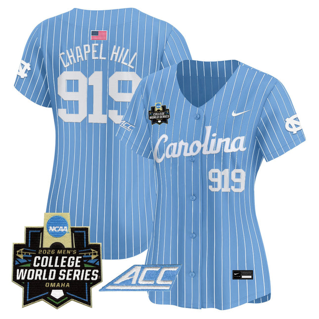 Women's North Carolina Tar Heels 2026 World Series Vapor Premier Limited Jersey - All Stitched