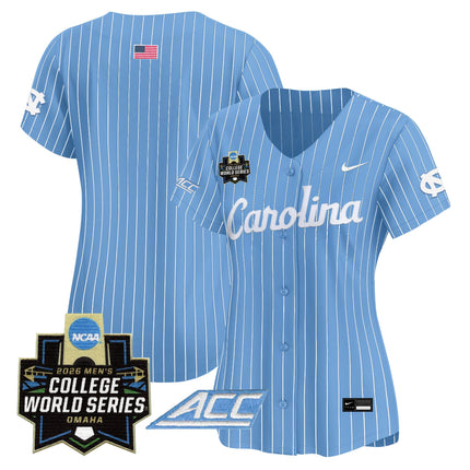 Women's North Carolina Tar Heels 2026 World Series Vapor Premier Limited Jersey - All Stitched