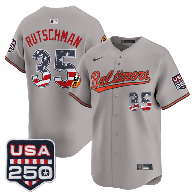 Men's Baltimore Orioles USA 250 Fourth of July Vapor Premier Limited Jersey - All Stitched