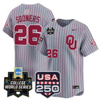 Steel Gray / #26 Sooners / S